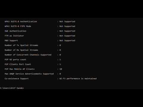 How To Check Inbuild Wi-Fi Card Supports Monitor Mode With cmd In Windows 10