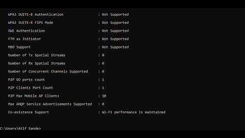 How To Check Inbuild Wi-Fi Card Supports Monitor Mode With cmd In Windows 10