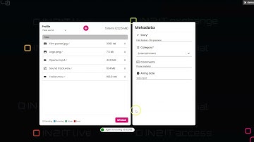 IN2IT 3.4: New Upload UI for easy ingest