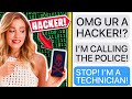 r/IDOWorkHereLady | "I'M NOT A HACKER! I DO WORK HERE LADY!"