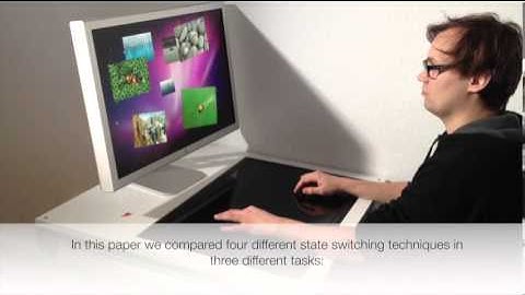 An evaluation of state switching methods for indirect touch systems