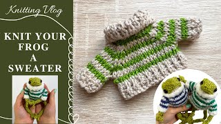 What you need to know to knit a Frog's sweater | HOOKED ON YARN