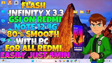 How to Flash any GSI on Redmi Note 12 4G (Tapas/Topaz) with PC | 100% Working #note12