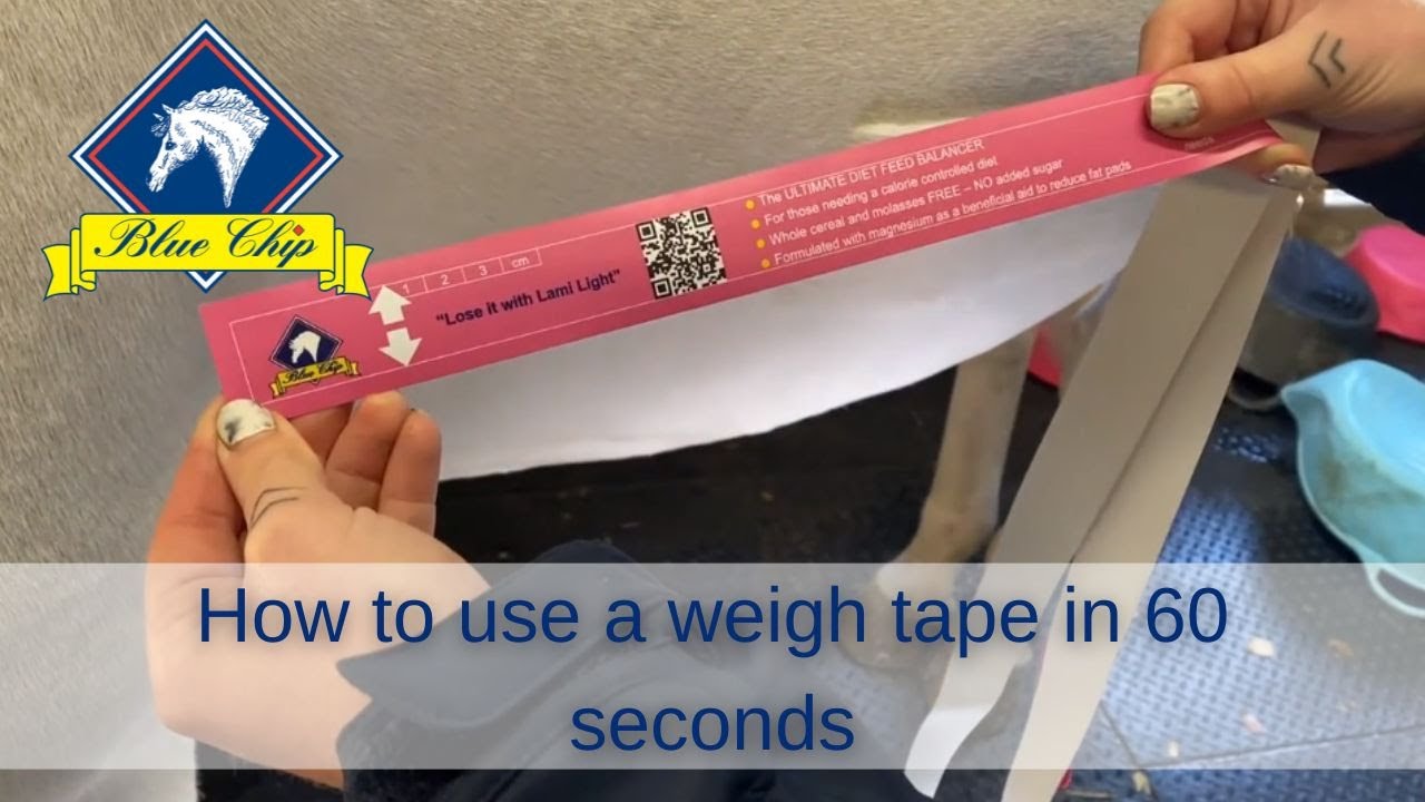 How to use a weigh tape in 60 seconds