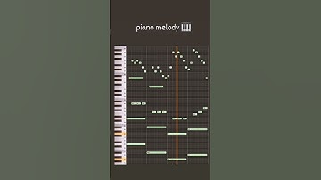 how to make piano melody in fl studio  #producer #beat #guitar #piano #flstudio #cubase #video
