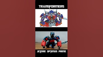 JETFIRE & OPTIMUS Combine - Short Flash Transformers Series (Stop Motion) #shorts