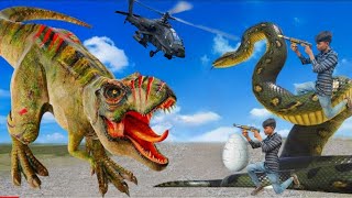 The Best Of Dinosaurs attack 2023 Elephant Fight anoconda l Jurassic park dinosaurs hunting movies