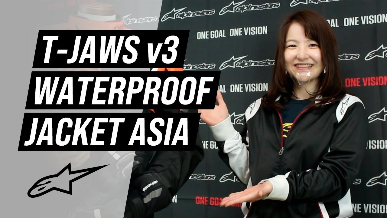 アルパインスターズ　メンズ　T-JAWS　WATERPROOF ジャケット　M ベーシックなデザインで着やすい！ アルパインスターズから防水仕様の3