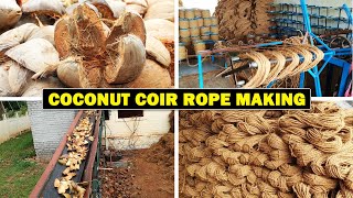 COCONUT COIR ROPE MAKING INDUSTRY