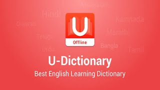 How to use U dictionary application| Translator application
