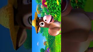 My Little Chickens and a Donkey 🐥🐴 | Funny Short Cartoon for Kids 🎶 #childrensshow #cartoon #kids