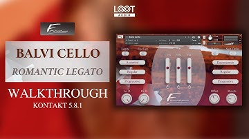 Balvi Cello // David Forner // Kontakt 5.8.1 // Walkthrough