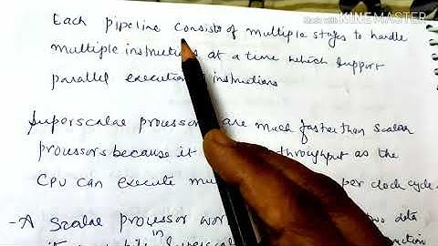 Superscalar Processor-Advance Computer Architecture