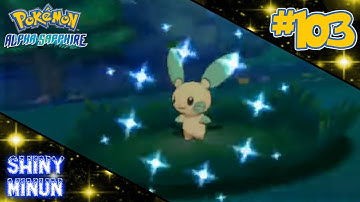 [LIVE] Shiny Minun in Alpha Sapphire after 323 DexNav Encounters!