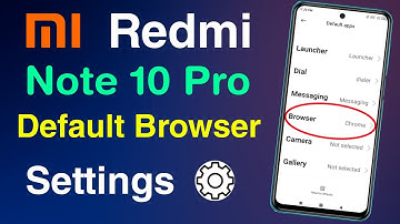 How to Change Default Browser in Redmi Note 10 Pro | Redmi Note 10 Pro Default Browser Settings