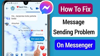 How To Fix Message Sending Problem On Messenger || Messenger Message Not Sending Problem Fix screenshot 5