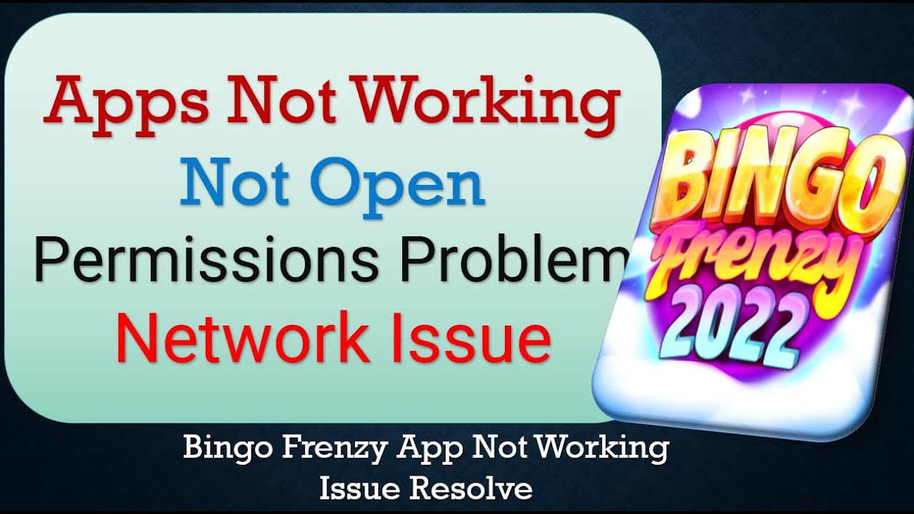 How To Fix Unfortunately, Bingo Frenzy App has stopped Keeps Crashing