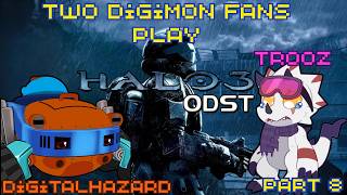 The SADDEST Halo Game! Two Digimon Fans Play Halo 3 ODST!