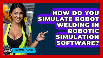 How Do You Simulate Robot Welding In Robotic Simulation Software? - How It Comes Together