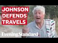 Stanley Johnson says social media posts from Greek holiday 'not put up in a spirit of defiance'