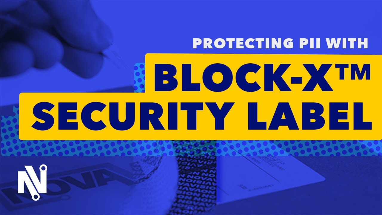 Block-X™ Label Application Demonstration - YouTube