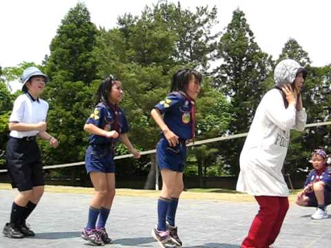 ボーイスカウト　合同育成会　大縄跳び②