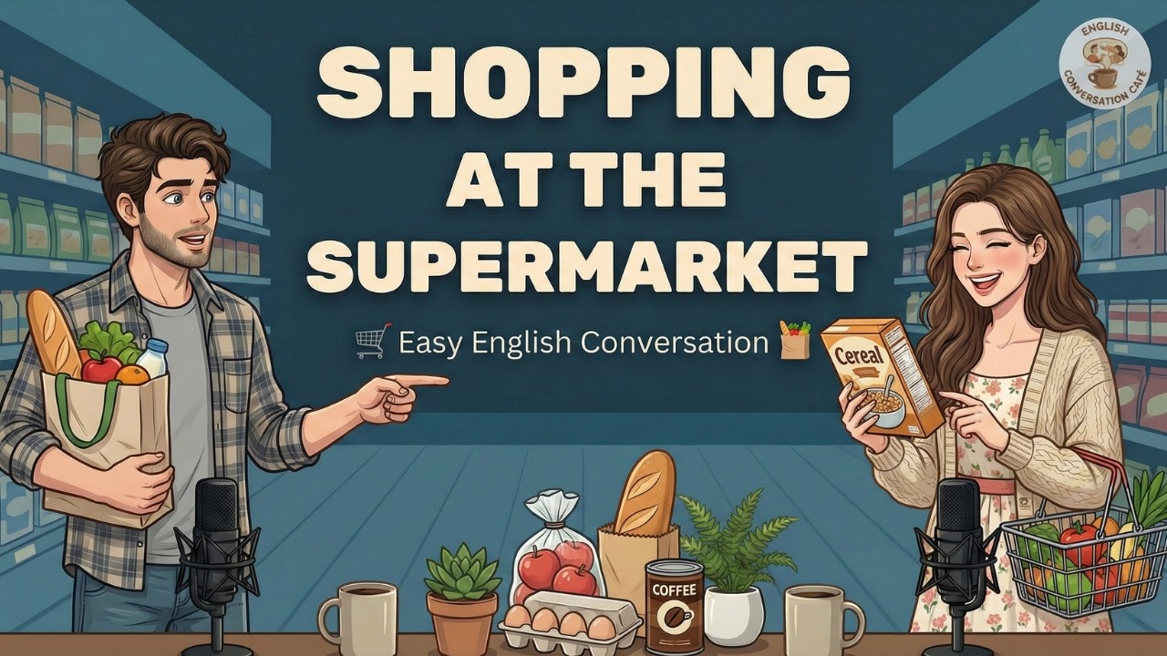 Learn English Speaking: At the Supermarket | Real Life English Conversation | Easy English Podcast