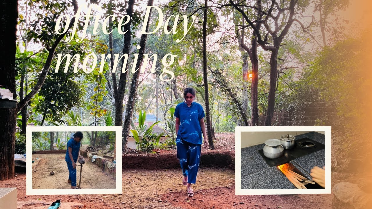 5.00am Busy morning 🦋ഓഫീസിൽ പോകാൻ ഇറങ്ങിയപ്പോഴേക്കും ബസ് പോയി🥲@Abhiz_girl 