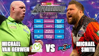 Bully Boy Michael Smith Vs MVG Michael Van Gerwen - Armageddon 2024 #promo
