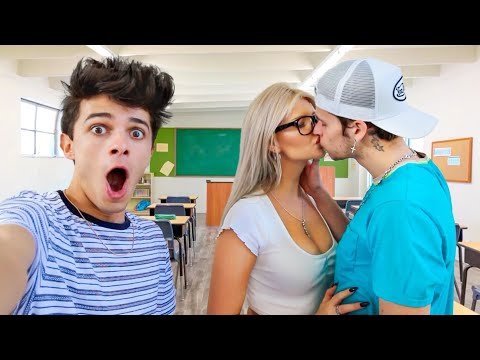 I CAUGHT HIM KISSING HIS HIGH SCHOOL CRUSH!