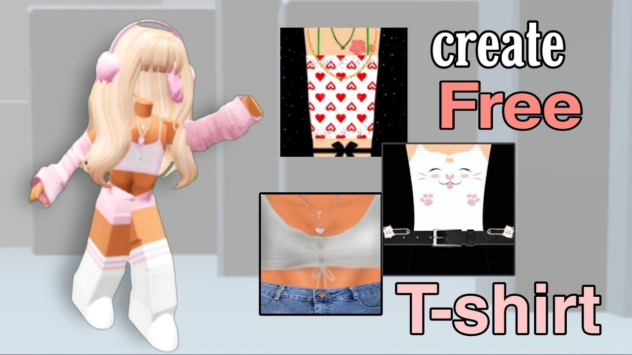 How to Make Free T-shirt in Roblox on mobile/ipad💅 Working 2023
