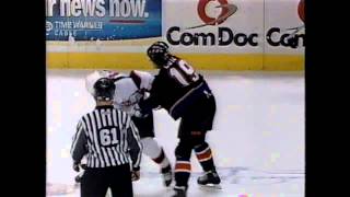 11/25/2005 Cam Janssen vs. Riley Cote fight