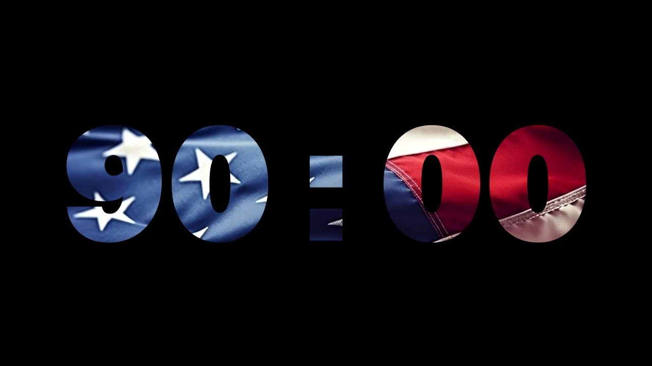 Patriotic Countdown Timer | 90:00 | American Flag - YouTube