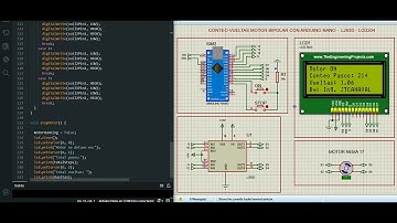 Control de Motor NEMA: Proyecto en Proteus