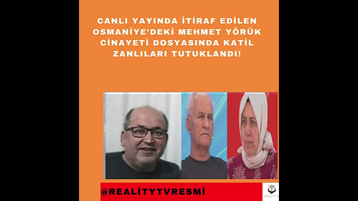 Canlı yayında itiraf edilen Osmaniye'deki Mehmet Yörük cinayeti dosyasında zanlılar tutuklandı!