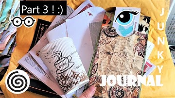 MAKE A JUNK JOURNAL from REAL JUNK! THE TUTORIAL! Pt 3! The Paper Outpost! :) 3 Part Series