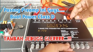 Cara Pasang Parametrik Equalizer Mobil Buat Rumahan | Penambah Bass Middle Treble