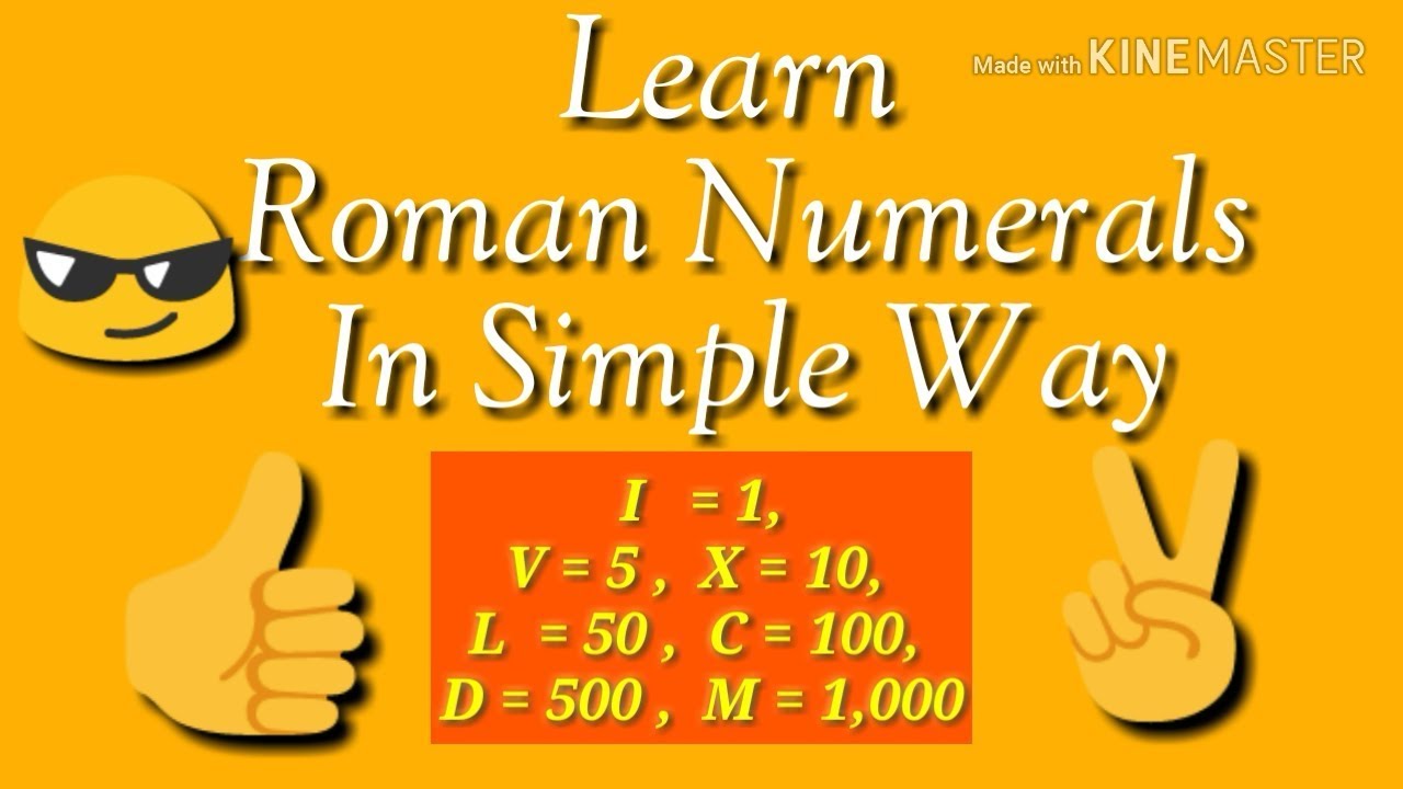 Roman Numerals | Competitive Exam Preparation in Notes Video - YouTube