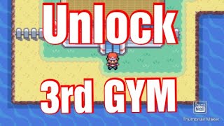 Pokemon fire Red:How to unlock 3rd gym. How to unlock second electric lock.How to unlock  gym puzzle screenshot 5