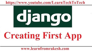 Django Tutorial for web development #3: Creating First App