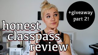 honest classpass review + gymshark/tala giveaway part 2!