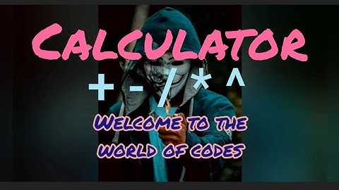 C++ Calculator program | #with code in description