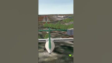 Soft landing || Wind 7 kn 350° || Airline commander