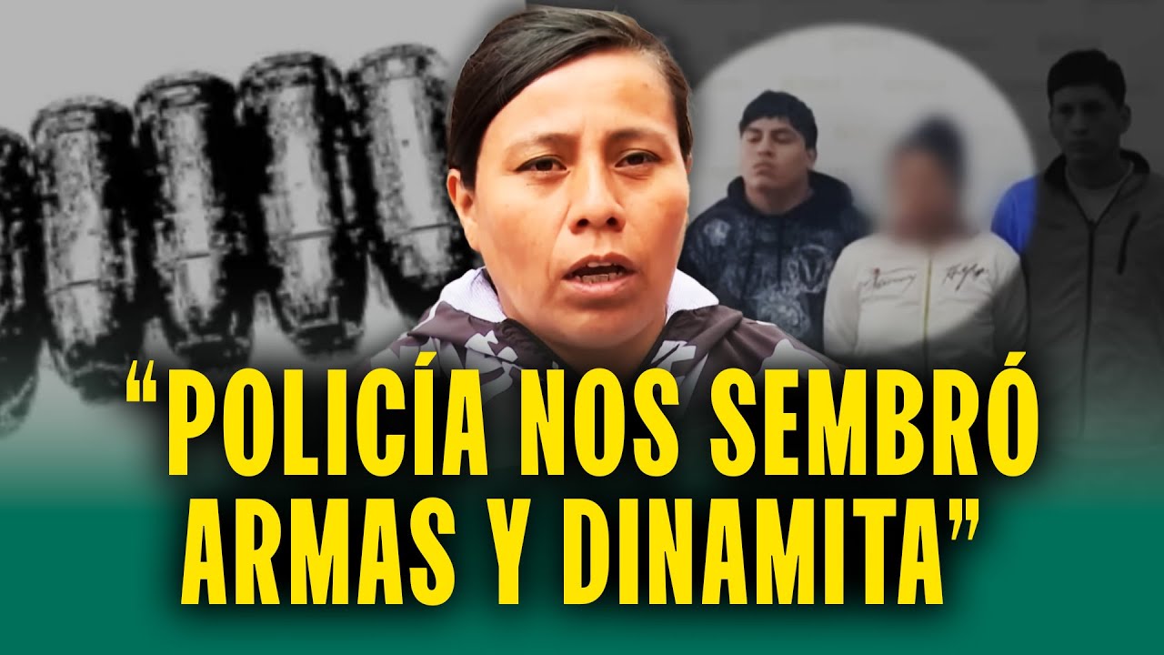 ¿Policía sembró armas a inocentes en el estado de emergencia?
