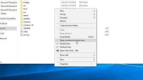 Windows 10 Creators Update Tip: Replacing PowerShell with CMD in the Context Menu