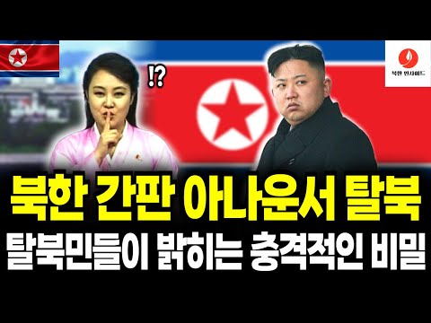 북한 간판 아나운서 탈북, 탈북민들이 밝히는 충격적인 비밀 [탈북민 사연] [AI 컨텐츠]