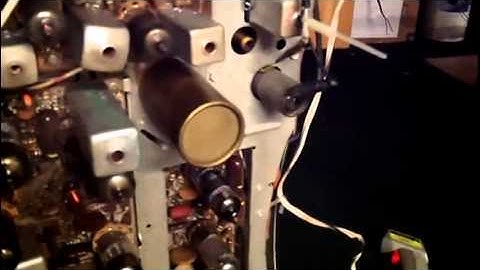 Vintage Color TV RCA CTC-12 IF alignment