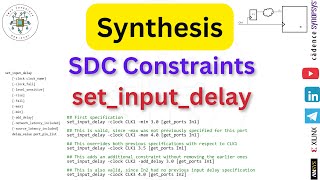 set input delay | ఇన్‌పుట్ డిలే | इनपुट डिले | SDC Constraints | SDC కన్‌స్ట్రైంట్స్ | कंस्ट्रेंट्स