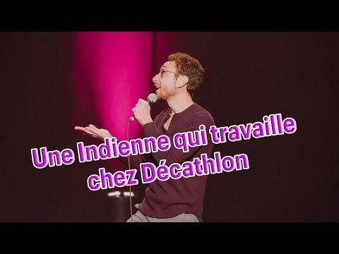 Une Indienne qui travaille chez Décathlon