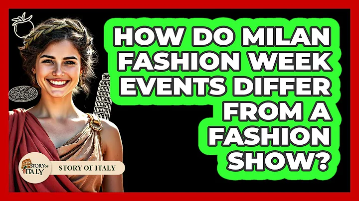 How Do Milan Fashion Week Events Differ From A Fashion Show? - Story Of Italy